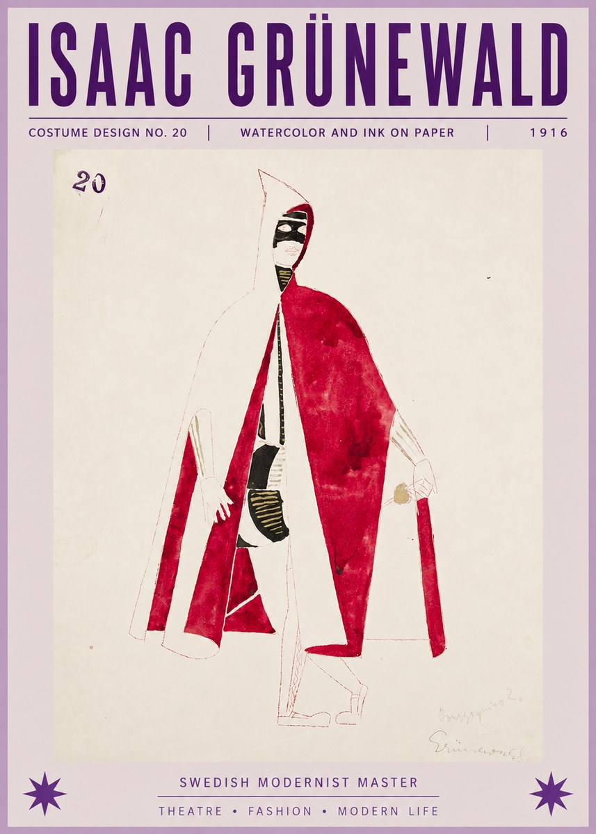 Isaac Grünewald Costume Design No. 20 No6 - Poszter