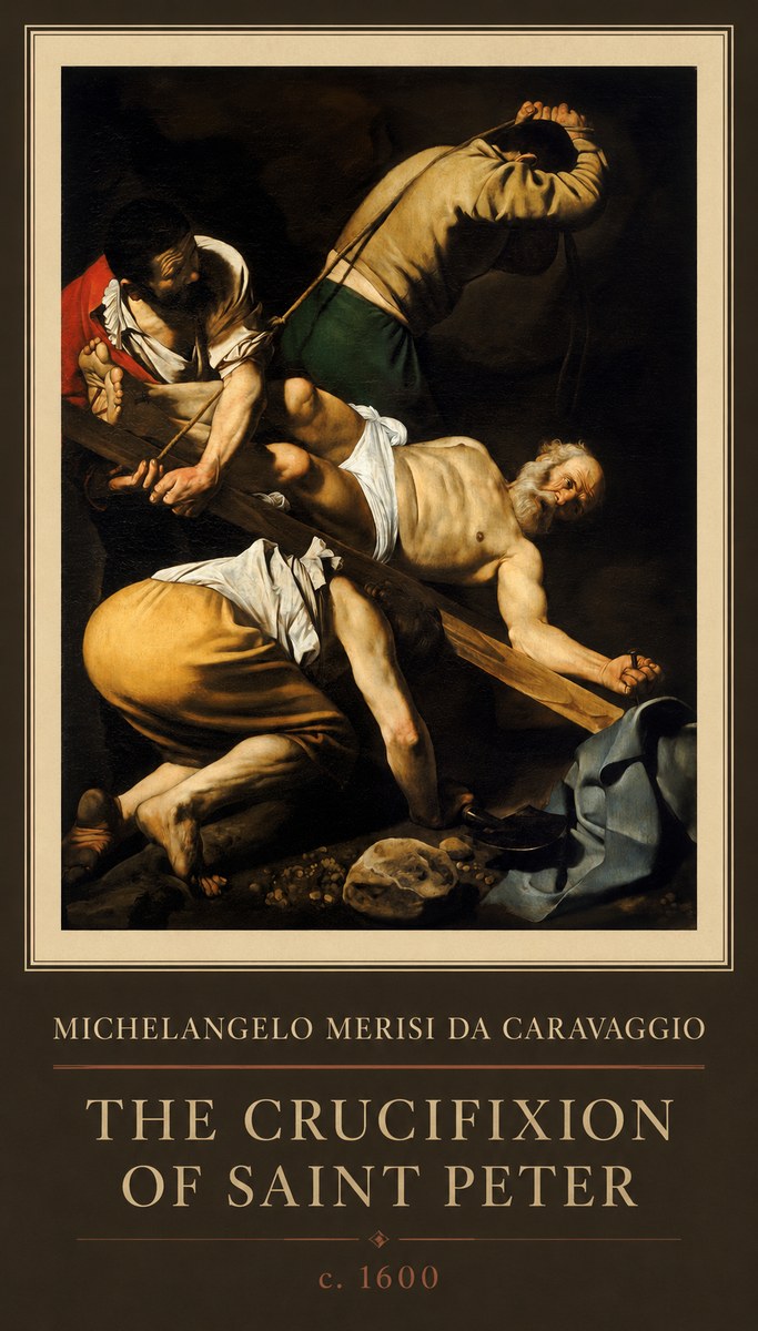 Michelangelo Merisi da Caravaggio The Crucifixion of Saint Peter II No1 - Poszter