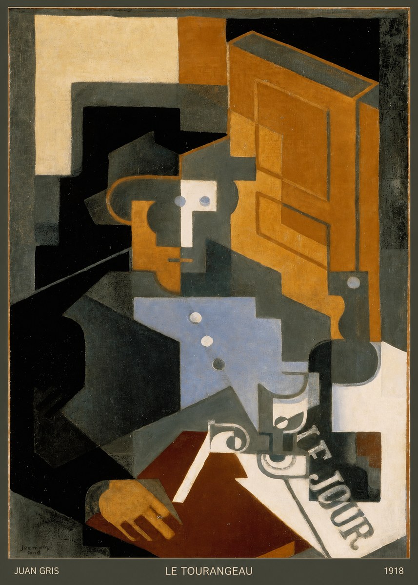Juan Gris Le Tourangeau No6 - Poszter