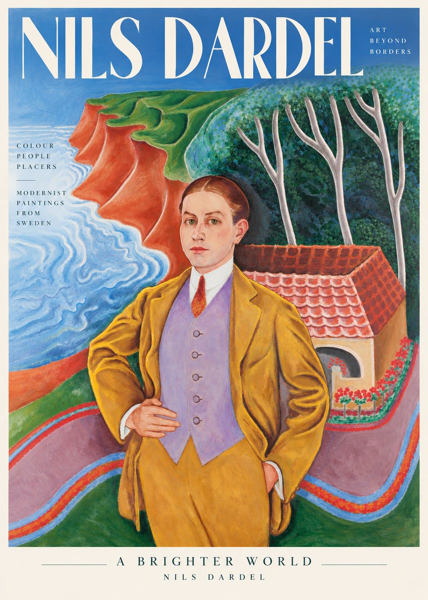 Nils Dardel Portrait in a Southern Landscape No3 - Poszter
