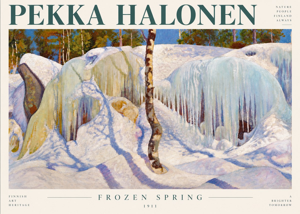 Pekka Halonen Frozen Spring No4 - Poszter