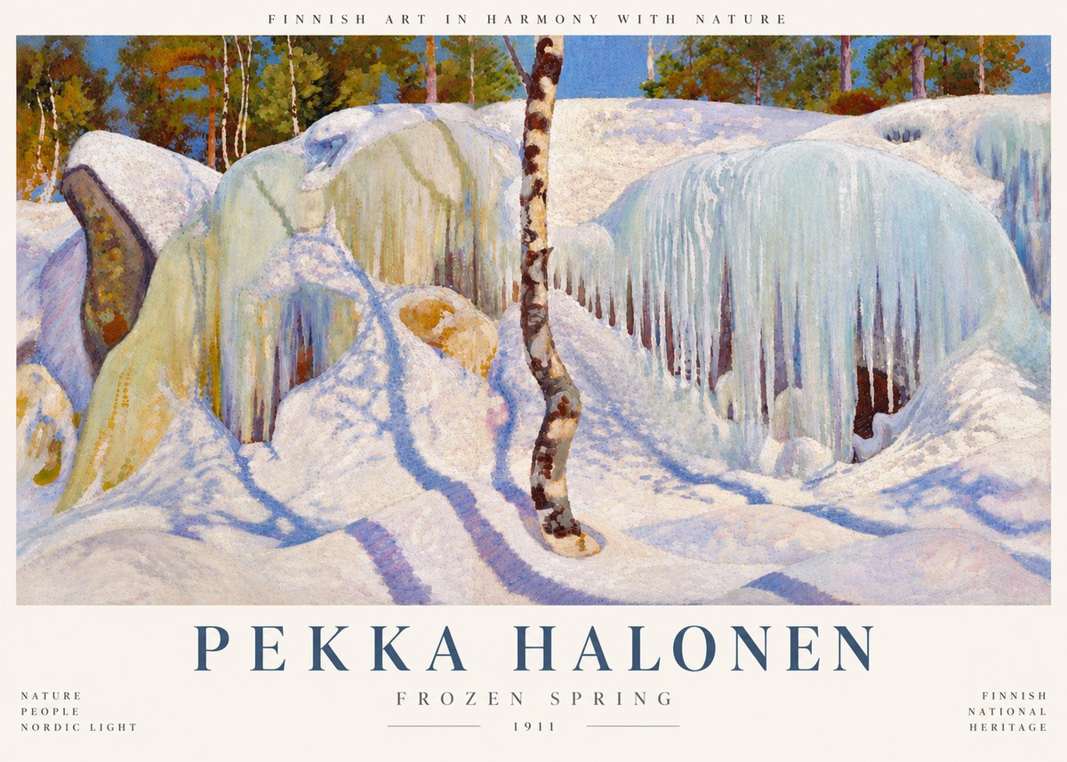 Pekka Halonen Frozen Spring No6 - Poszter