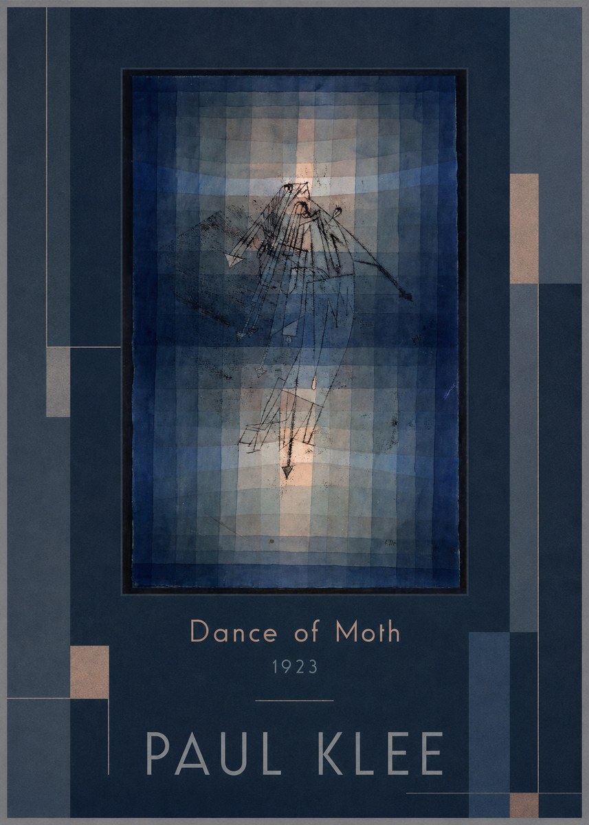 Paul Klee Dance of Moth No1 - Poszter