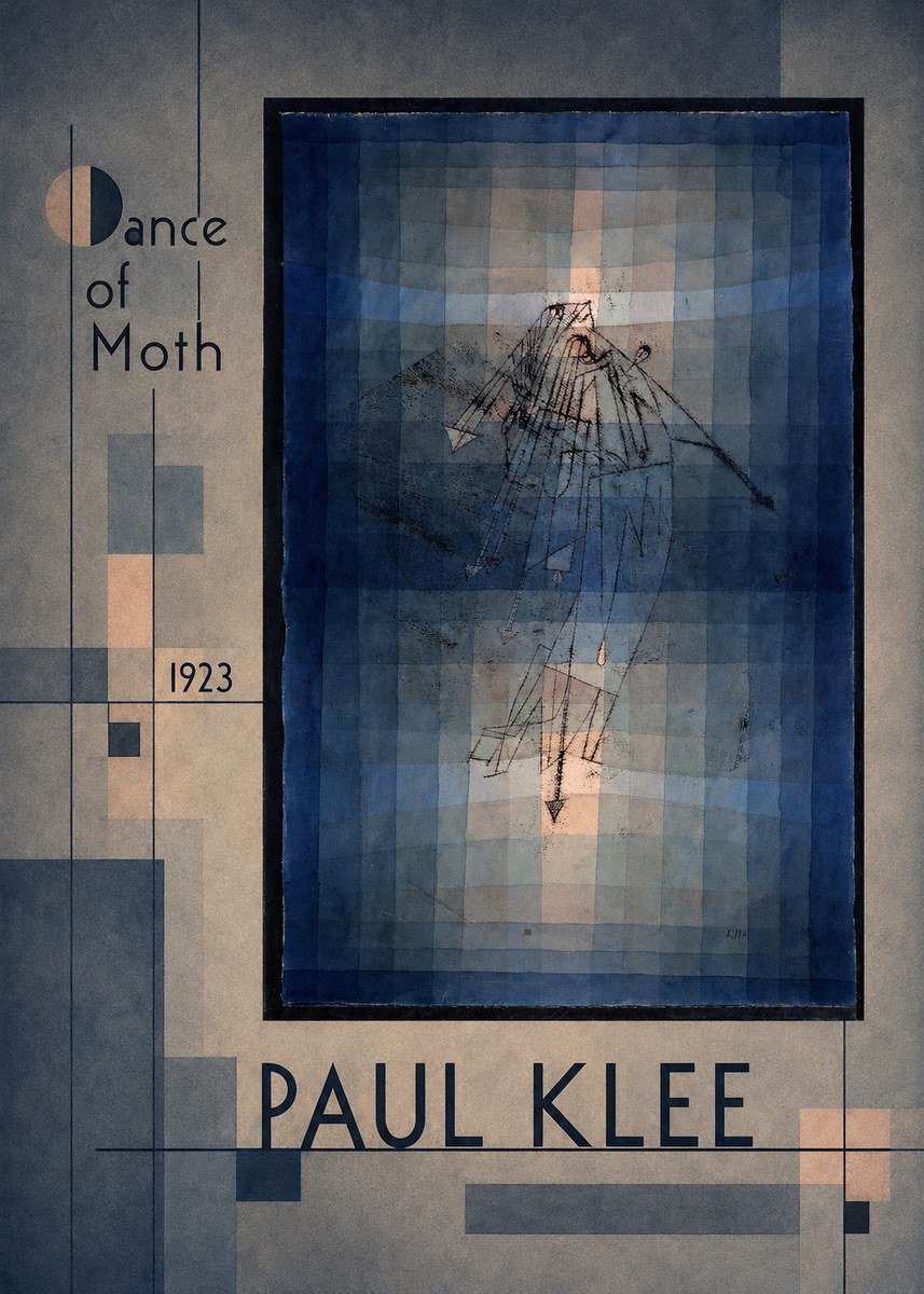 Paul Klee Dance of Moth No2 - Poszter
