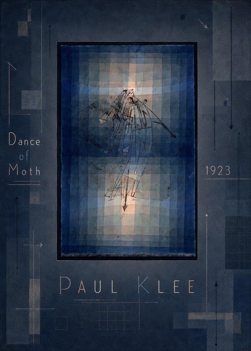 Paul Klee Dance of Moth No3 - Poszter