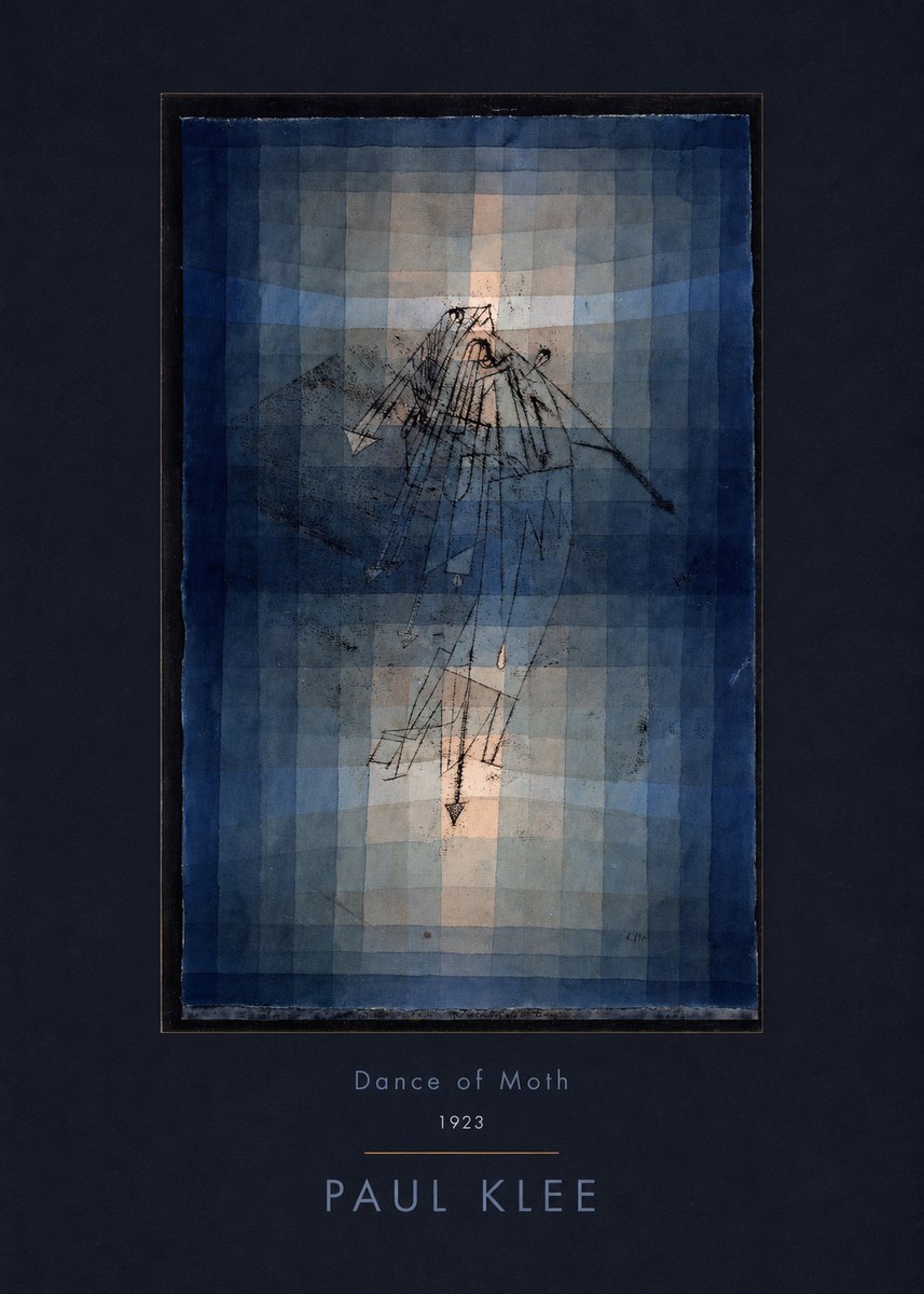 Paul Klee Dance of Moth No5 - Poszter
