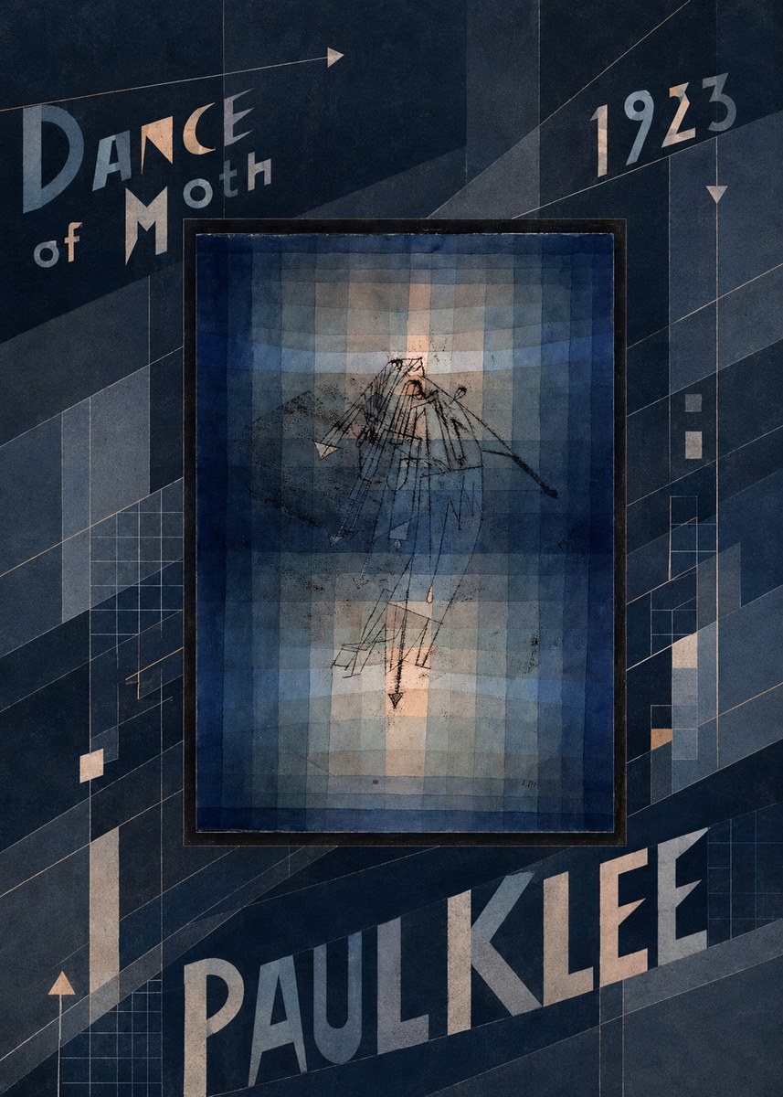 Paul Klee Dance of Moth No6 - Poszter