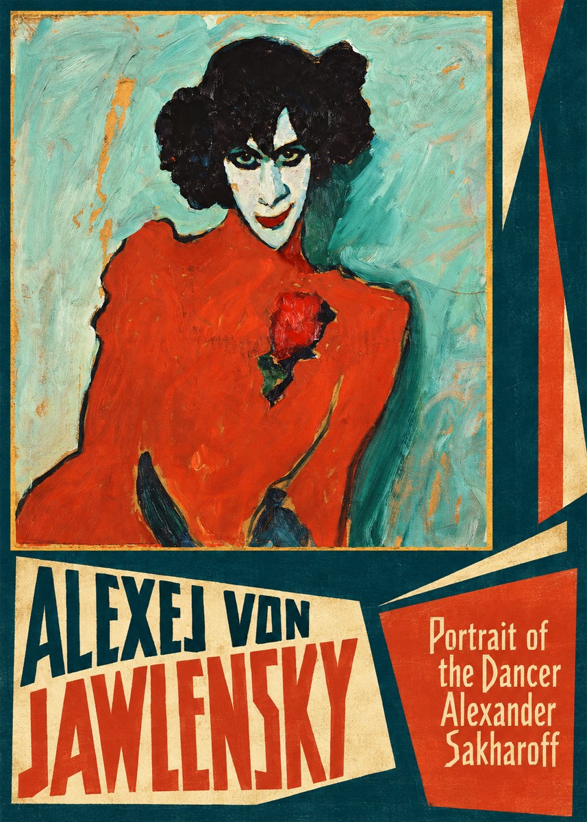 Alexej von Jawlensky Portrait of the Dancer Alexander Sakharoff No2 - Poszter