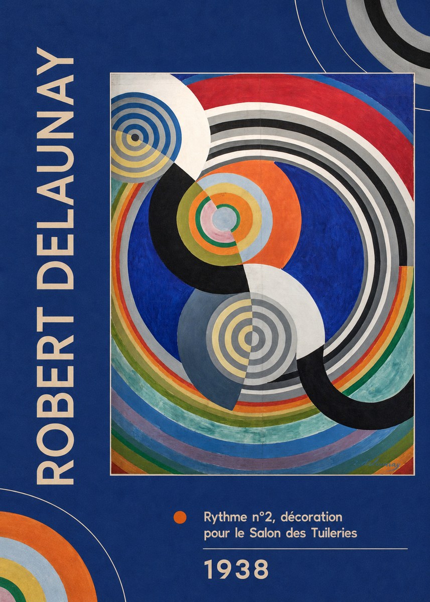 Robert Delaunay Rythme N°2, Décoration Pour Le Salon Des Tuileries No2 - Poszter