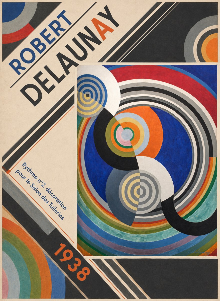 Robert Delaunay Rythme N°2, Décoration Pour Le Salon Des Tuileries No4 - Poszter