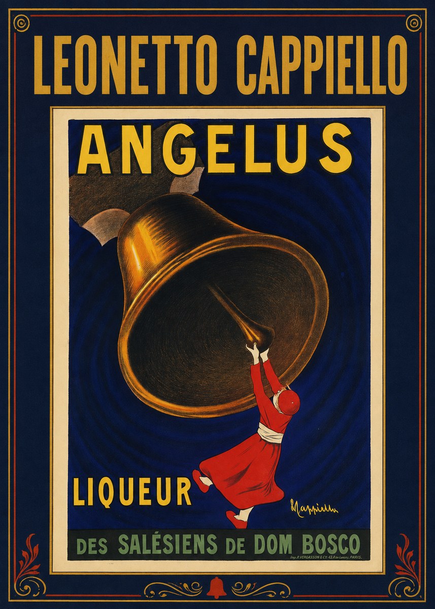 Leonetto Cappiello Angelus No1 - Poszter
