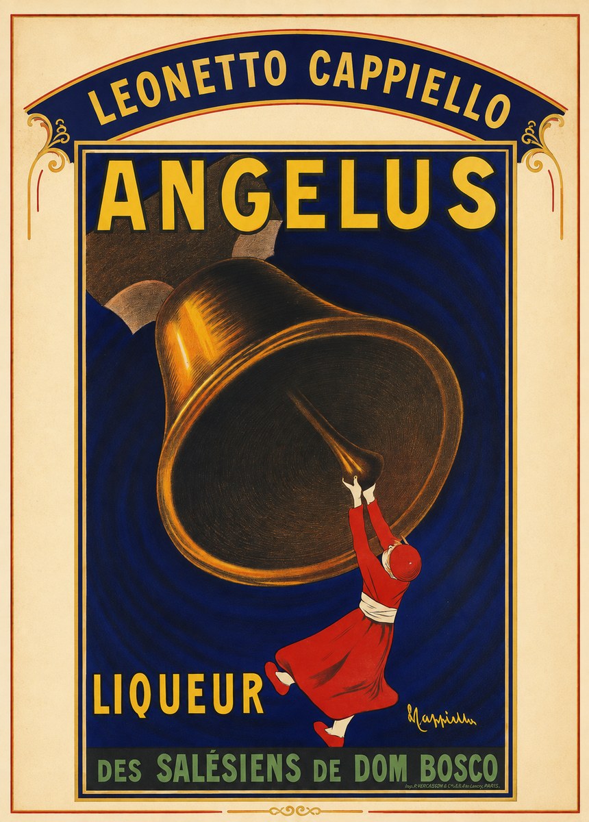 Leonetto Cappiello Angelus No3 - Poszter
