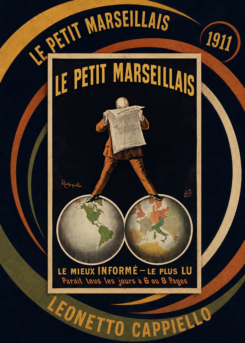 Leonetto Cappiello Le Petit Marseillais No4 - Poszter