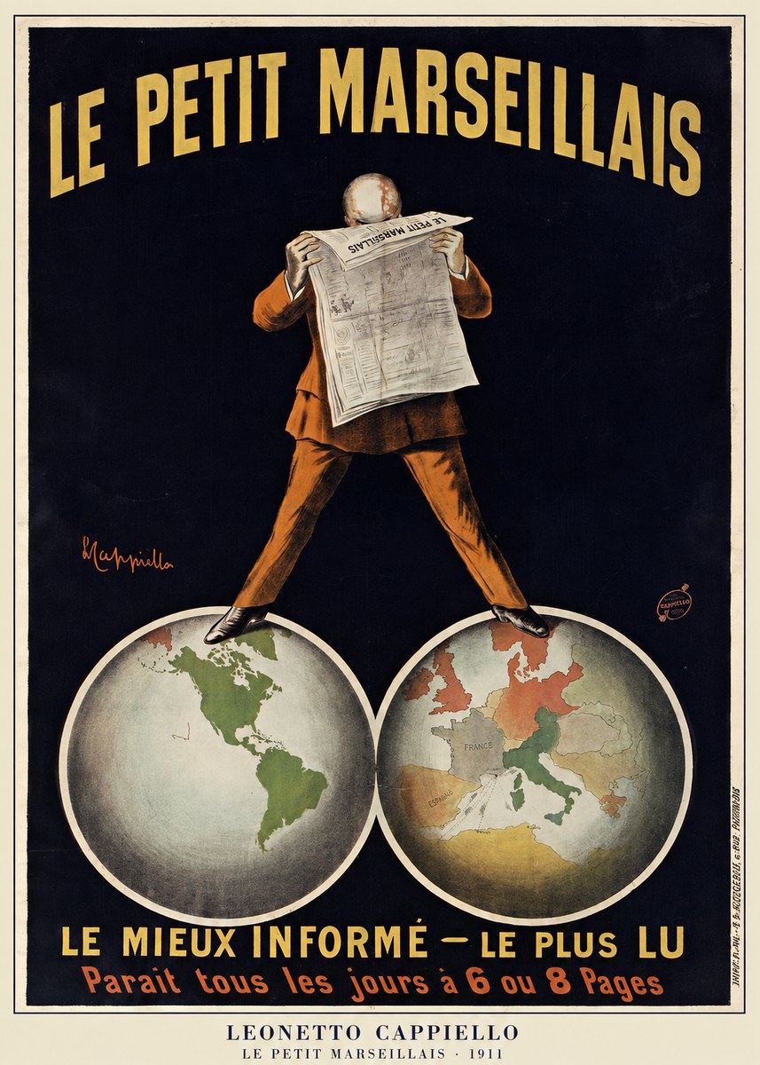 Leonetto Cappiello Le Petit Marseillais No5 - Poszter