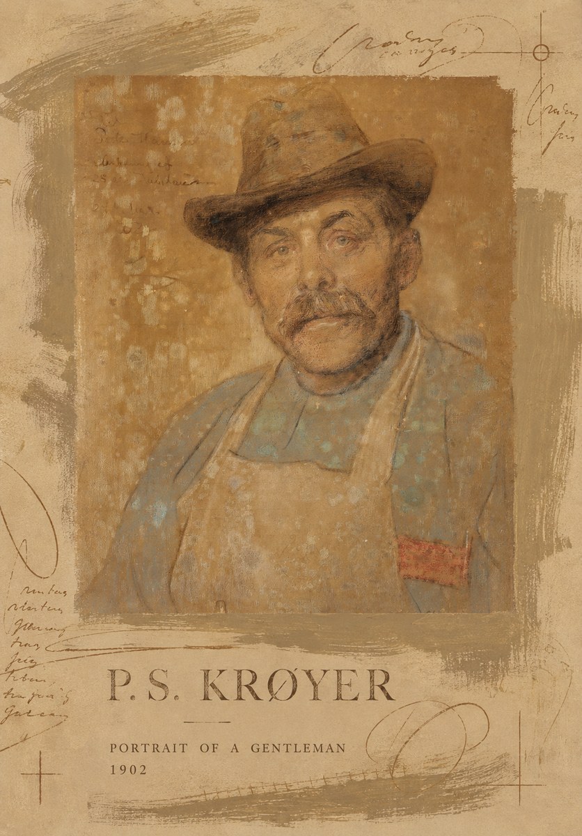 P.S. Krøyer Portrait of a Gentleman No5 - Poszter