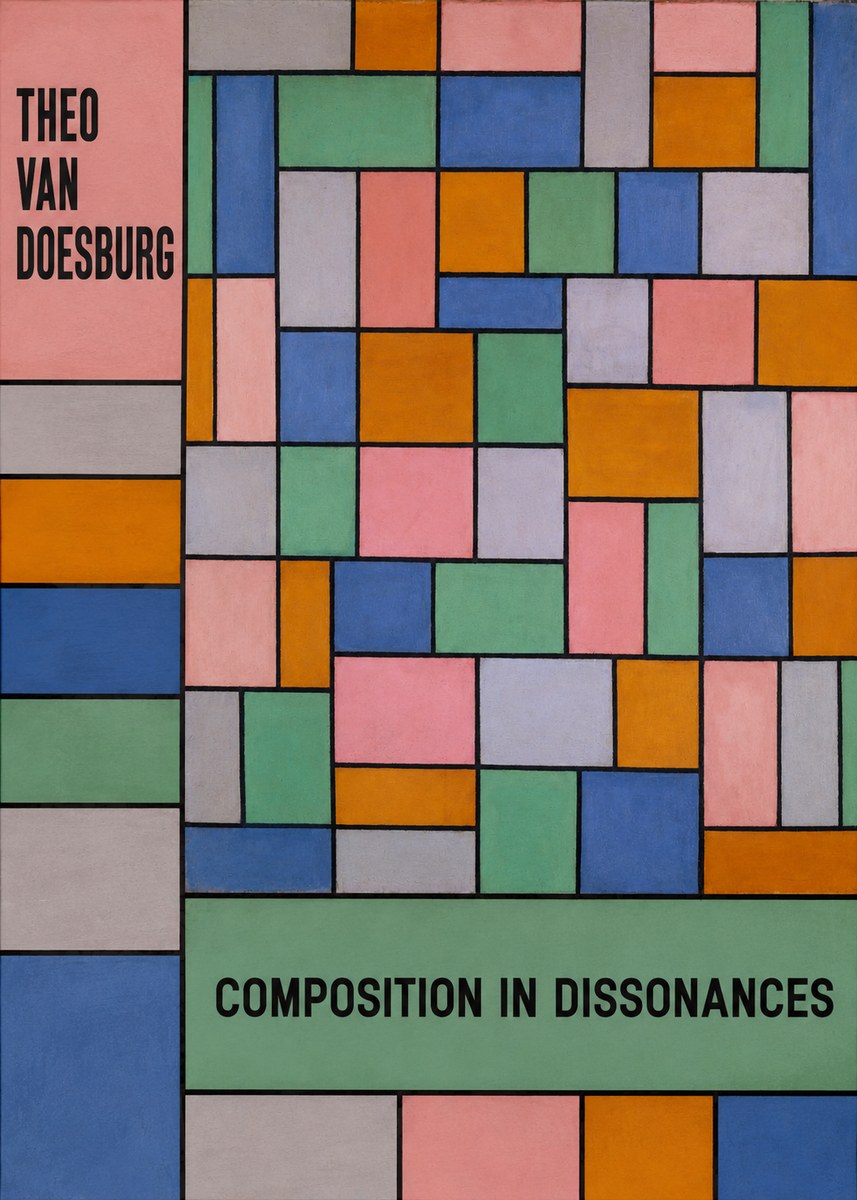Theo van Doesburg Composition in Dissonances No5 - Poszter
