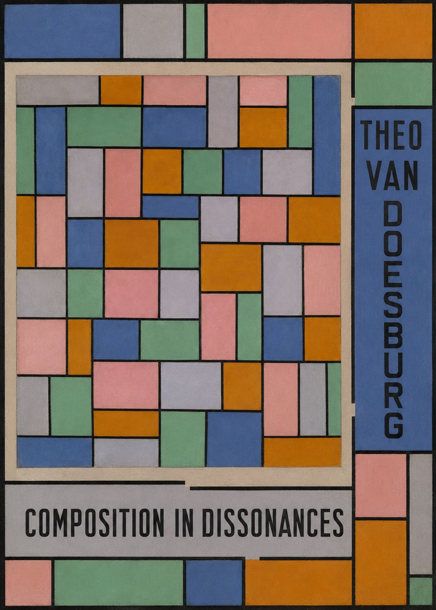 Theo van Doesburg Composition in Dissonances No6 - Poszter