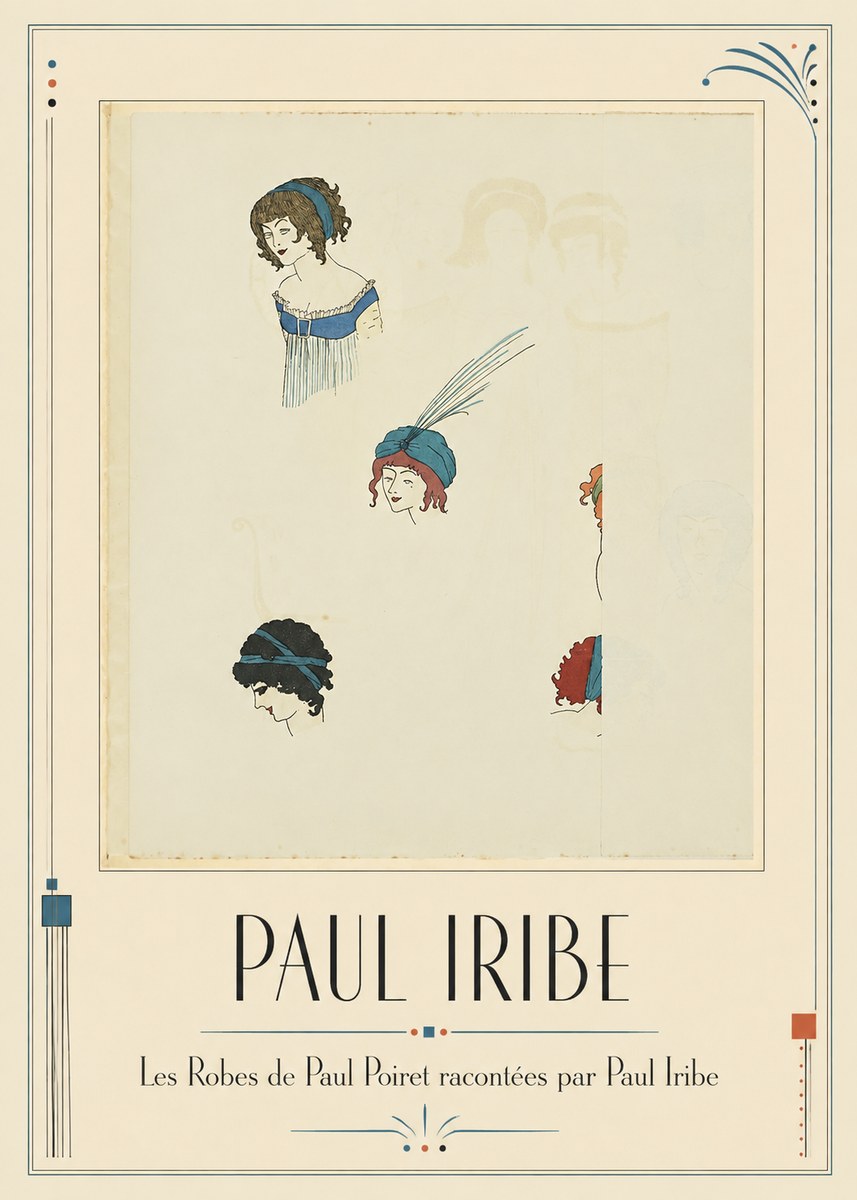 Paul Iribe Les Robes De Paul Poiret Racontées Par Paul Iribe No1 - Poszter