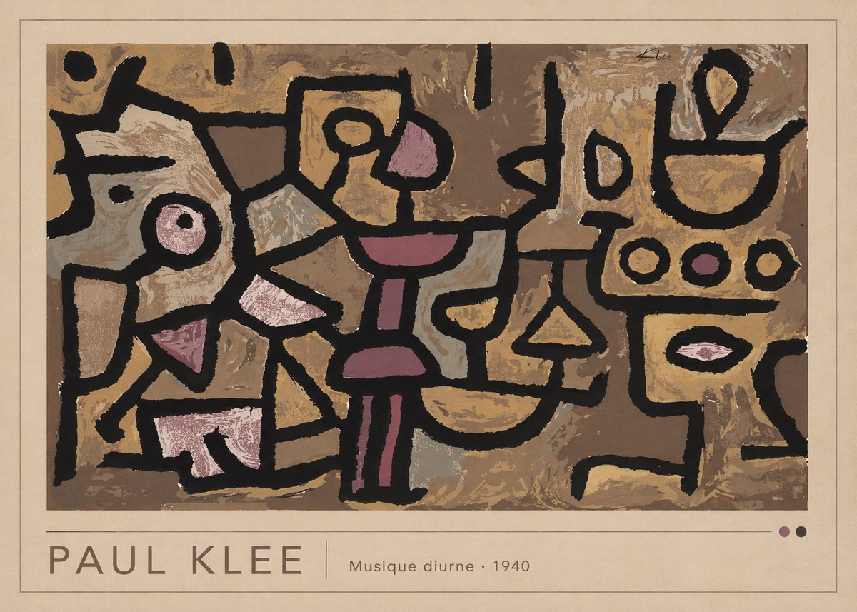Paul Klee Musique Diurne No2 - Poszter