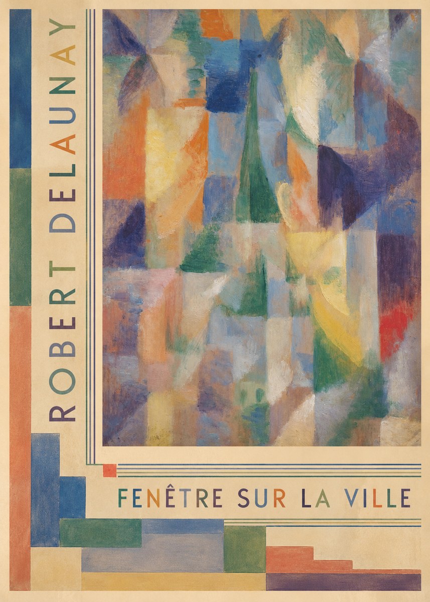 Robert Delaunay Fenêtre Sur La Ville No2 - Poszter