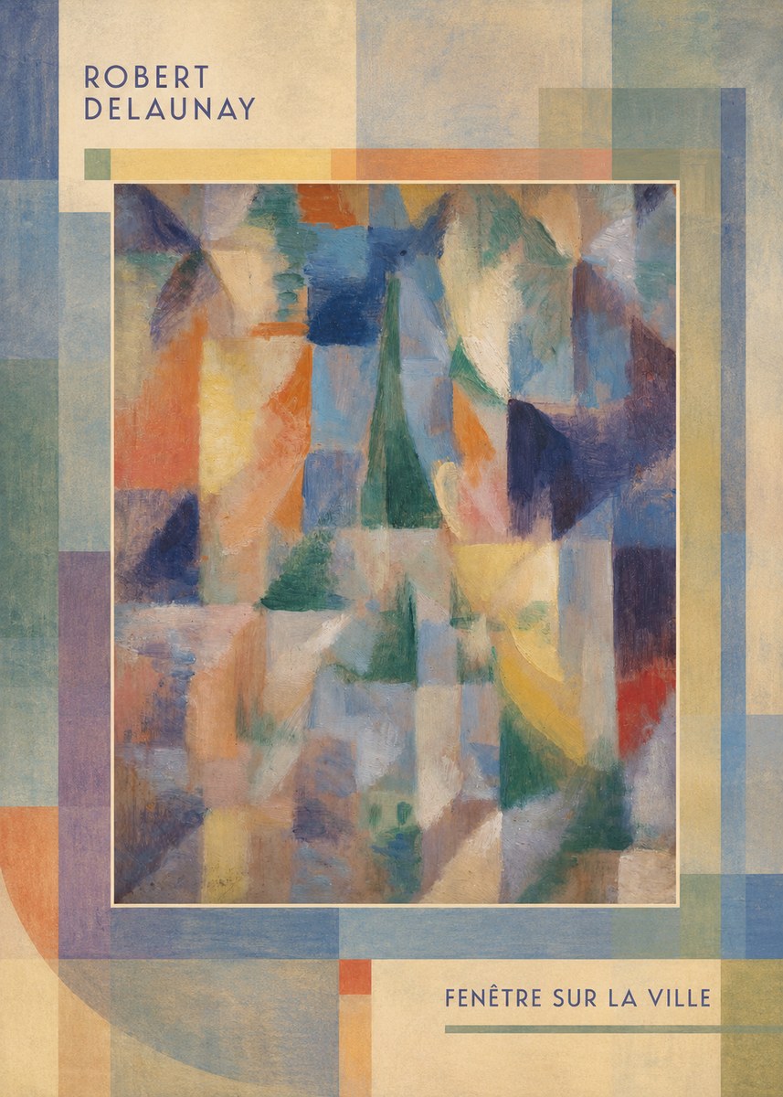 Robert Delaunay Fenêtre Sur La Ville No3 - Poszter