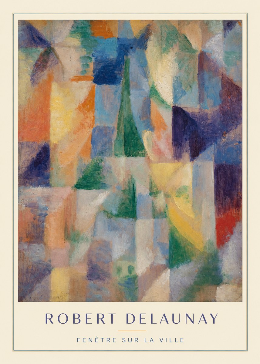 Robert Delaunay Fenêtre Sur La Ville No4 - Poszter
