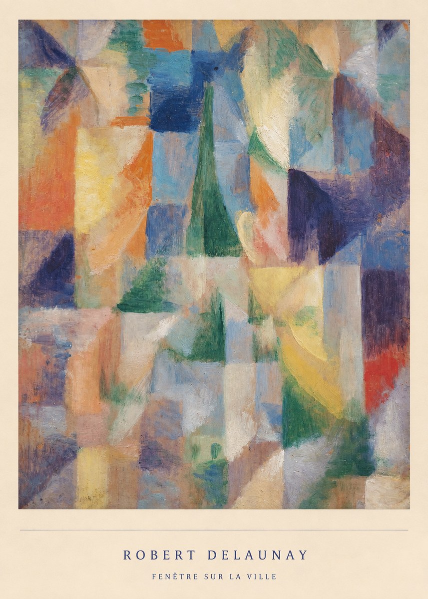 Robert Delaunay Fenêtre Sur La Ville No5 - Poszter
