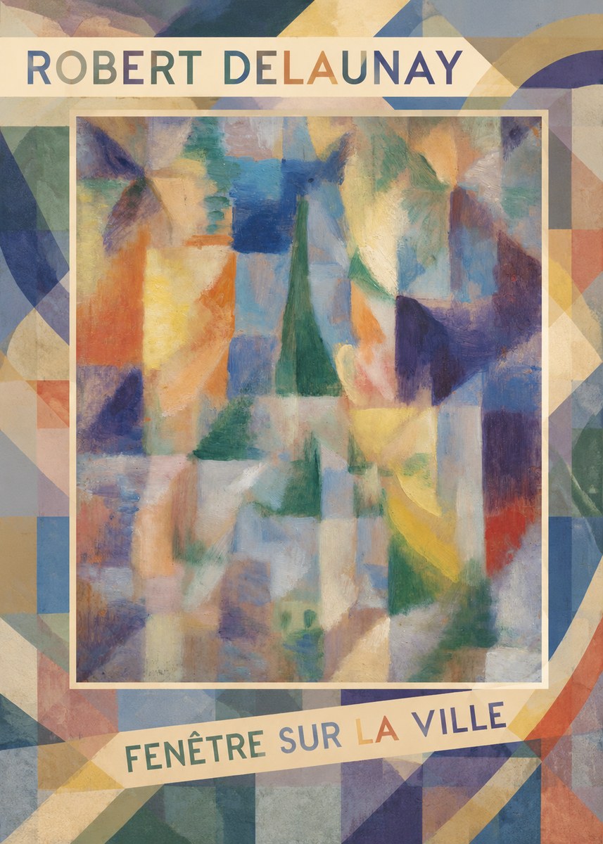 Robert Delaunay Fenêtre Sur La Ville No6 - Poszter