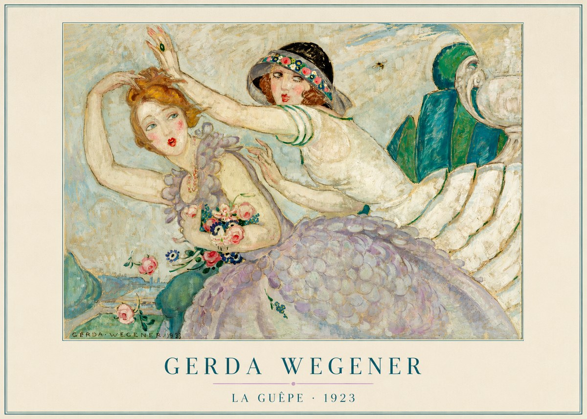 Gerda Wegener La Guêpe No5 - Poszter