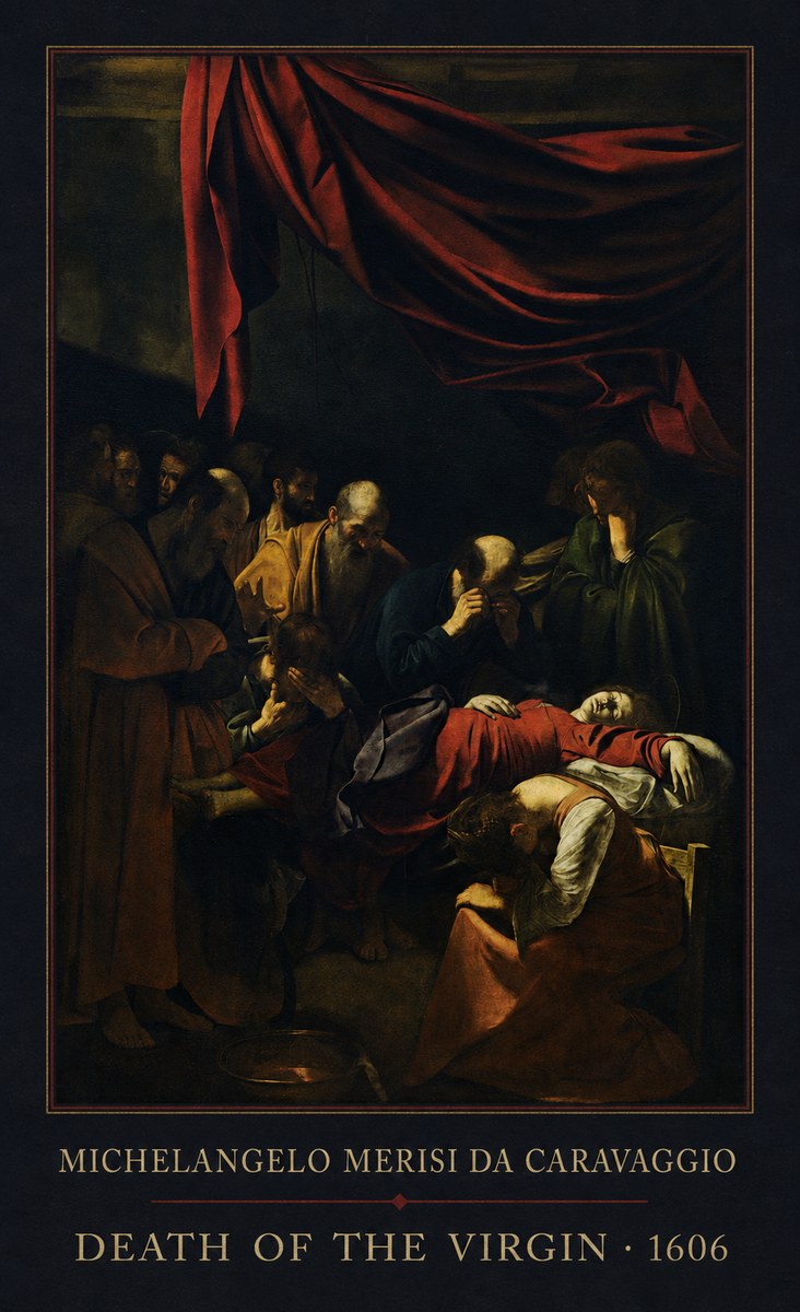 Michelangelo Merisi da Caravaggio Death of the Virgin No1 - Poszter