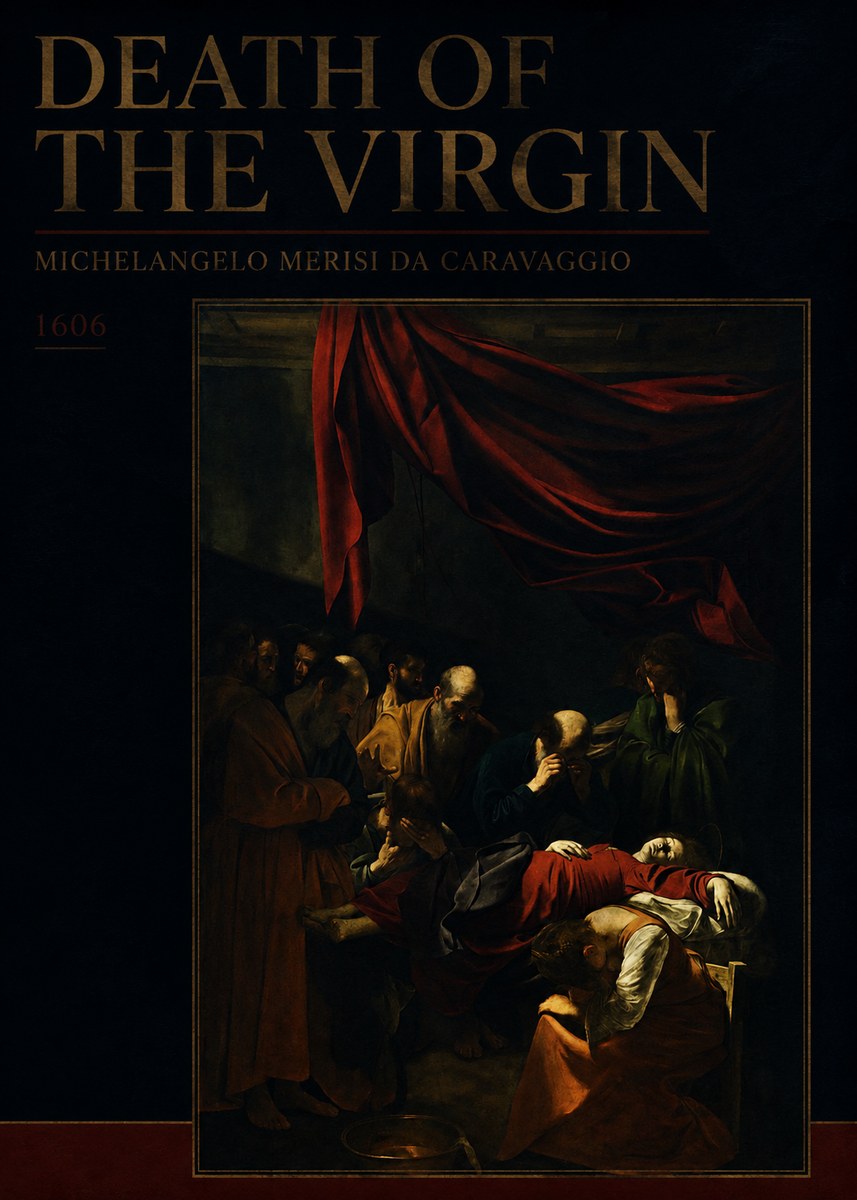 Michelangelo Merisi da Caravaggio Death of the Virgin No4 - Poszter
