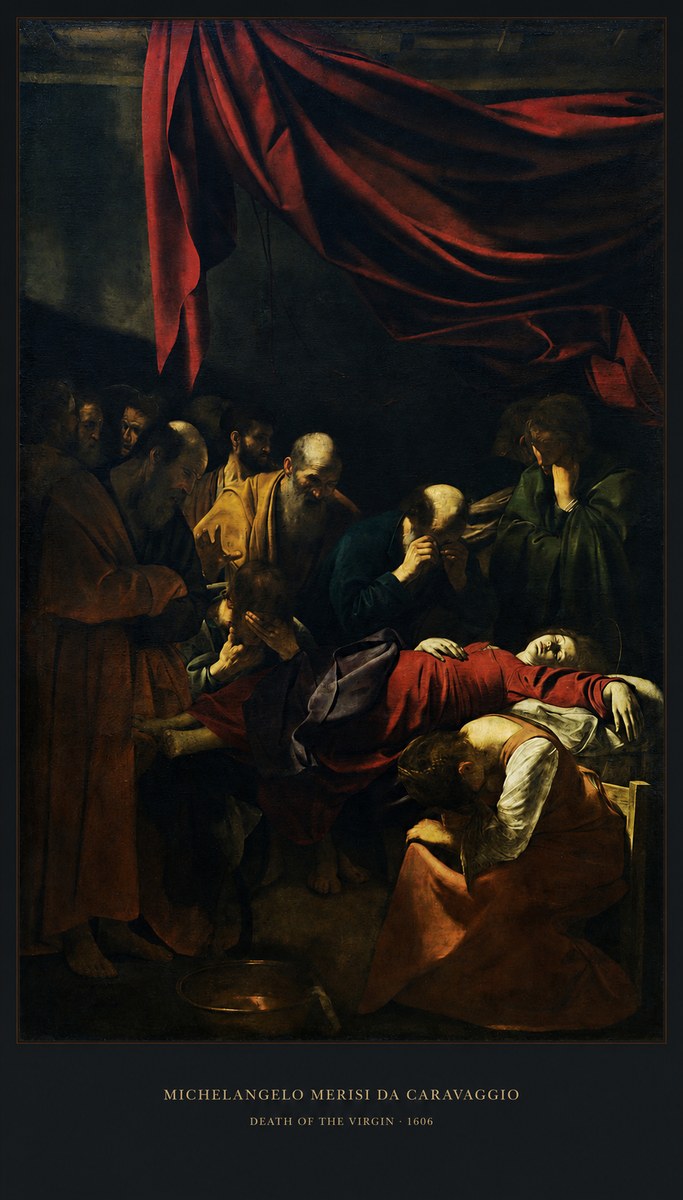 Michelangelo Merisi da Caravaggio Death of the Virgin No5 - Poszter