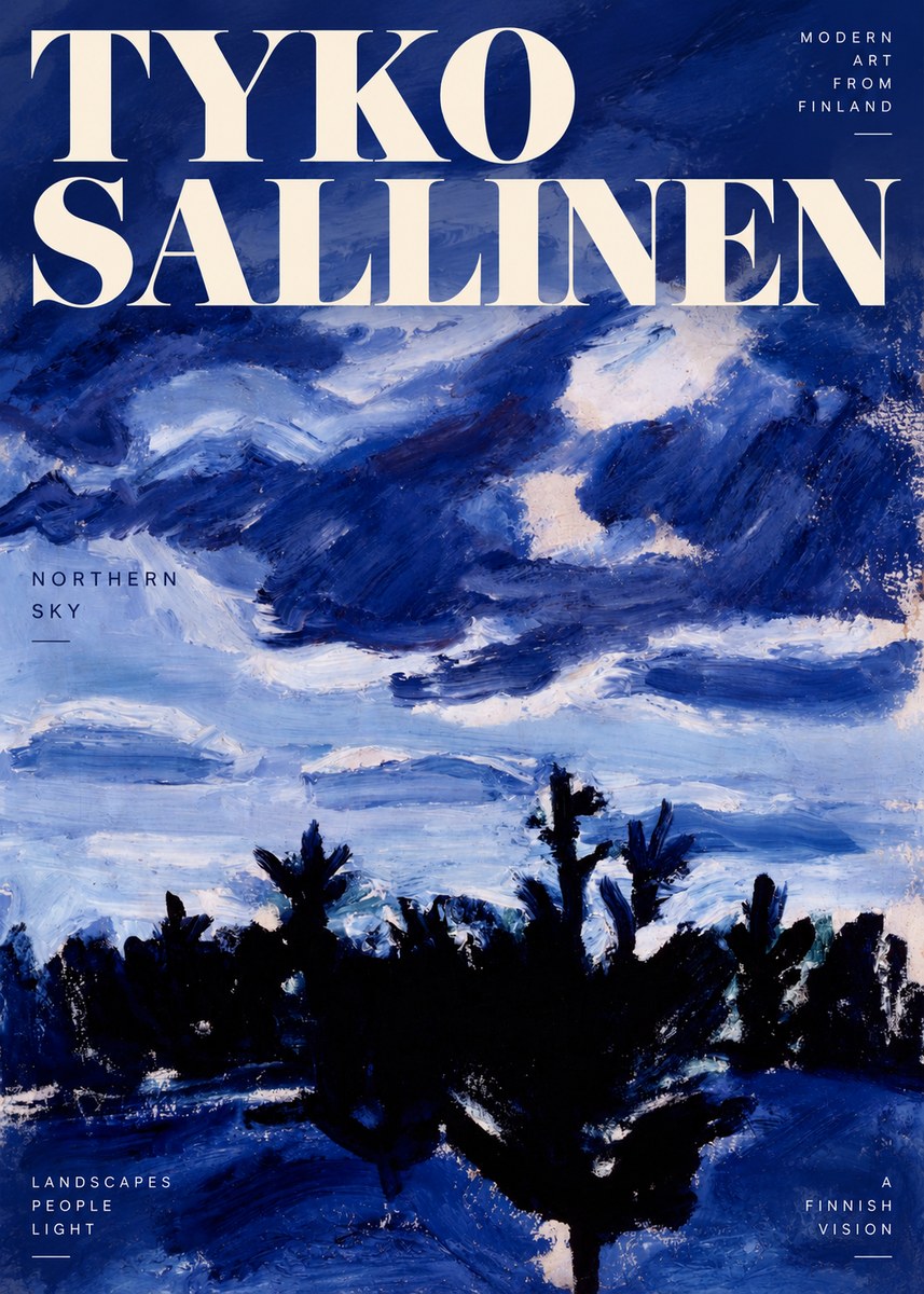 Tyko Sallinen Northern Sky No2 - Poszter