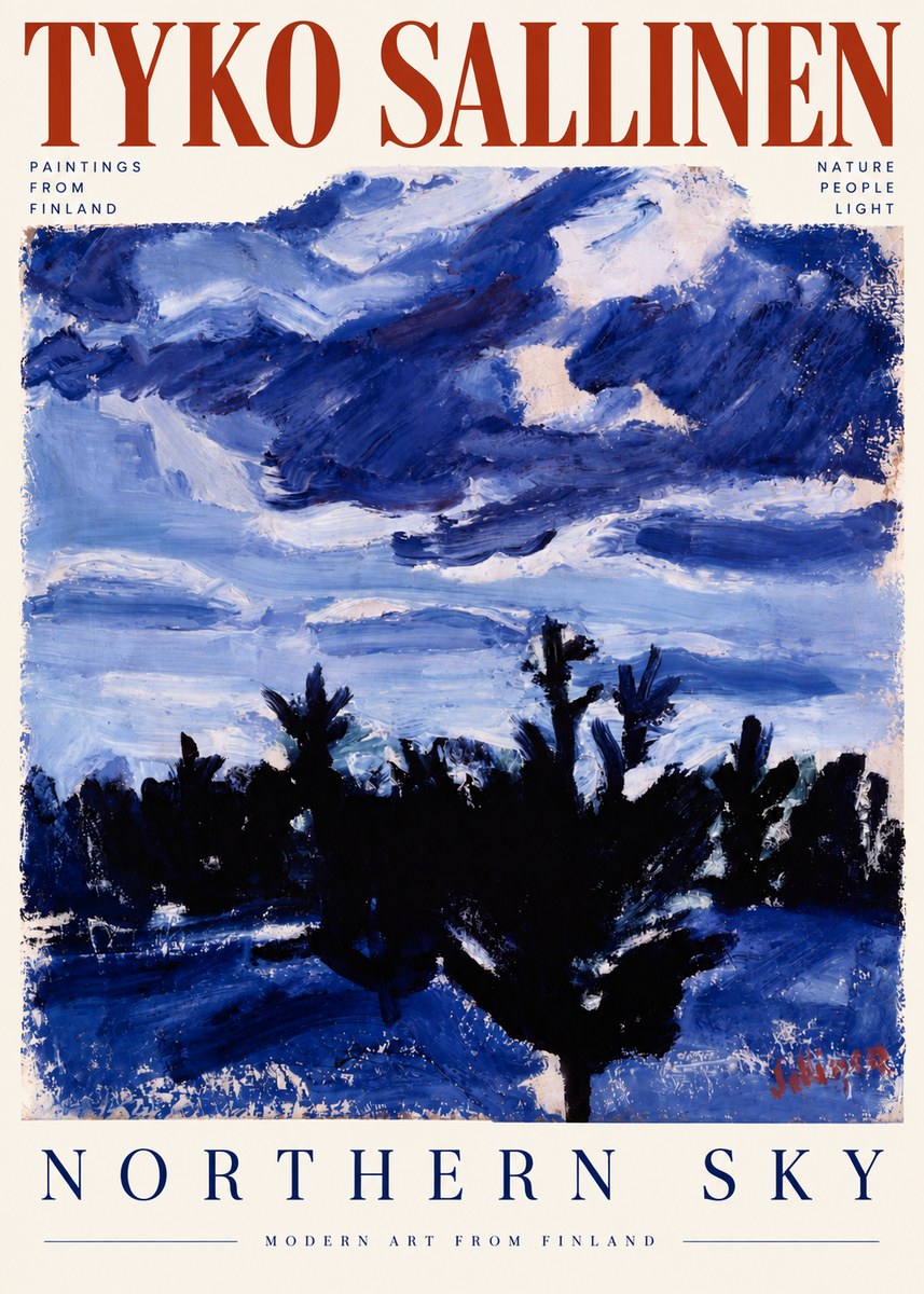 Tyko Sallinen Northern Sky No5 - Poszter