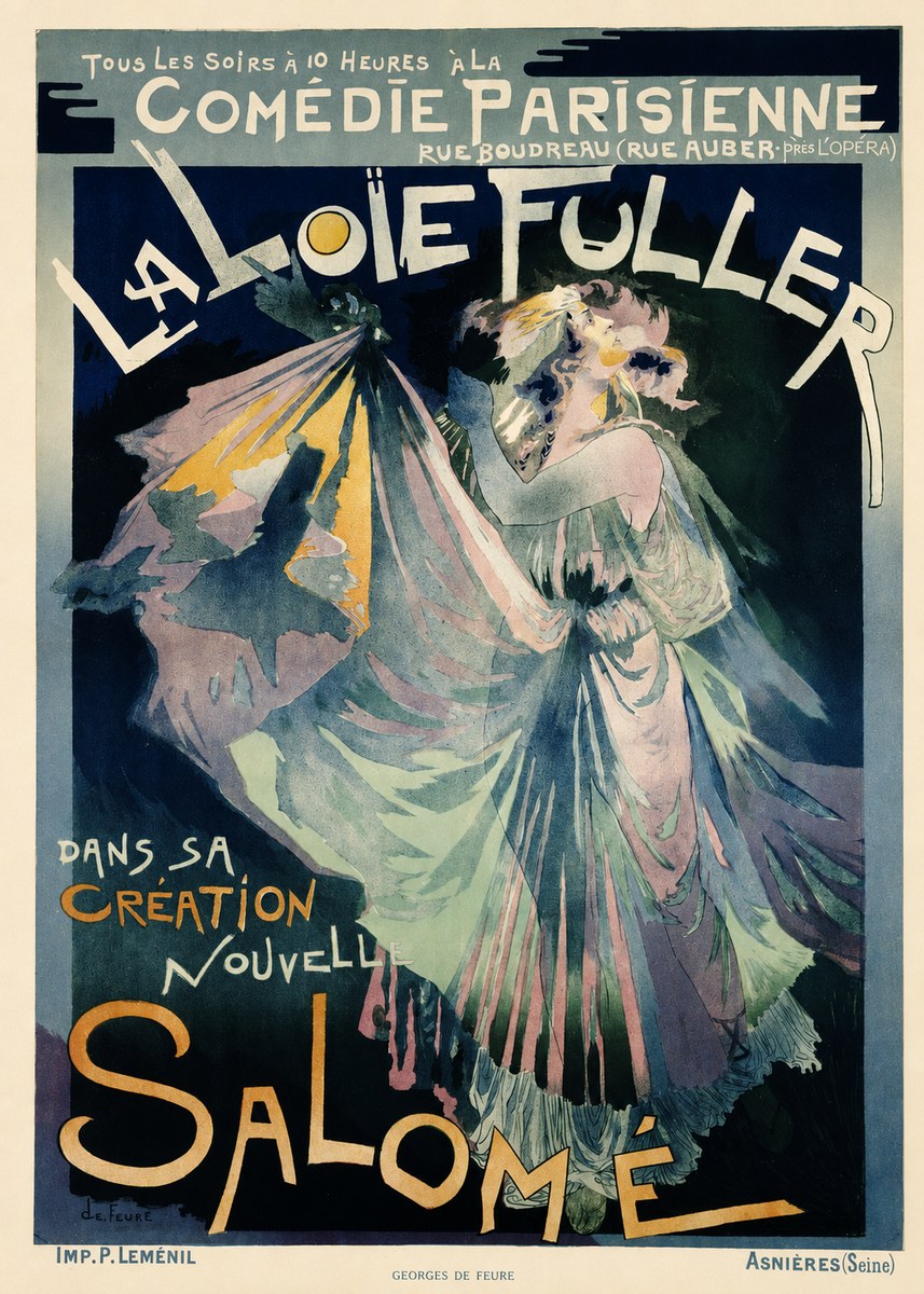 Georges de Feure La Loïe Fuller - Salomé I No6 - Poszter
