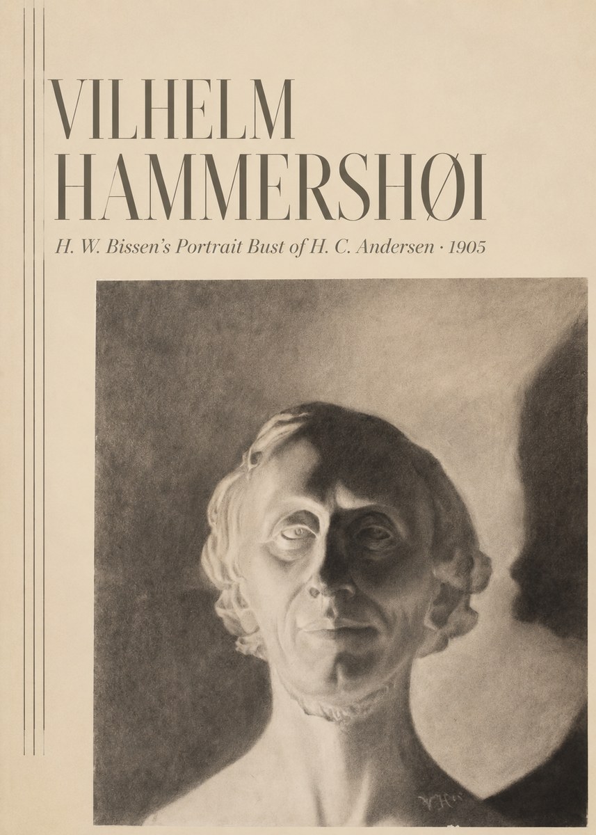 Vilhelm Hammershøi H. W. Bissen's Portrait Bust of H. C. Andersen No3 - Poszter