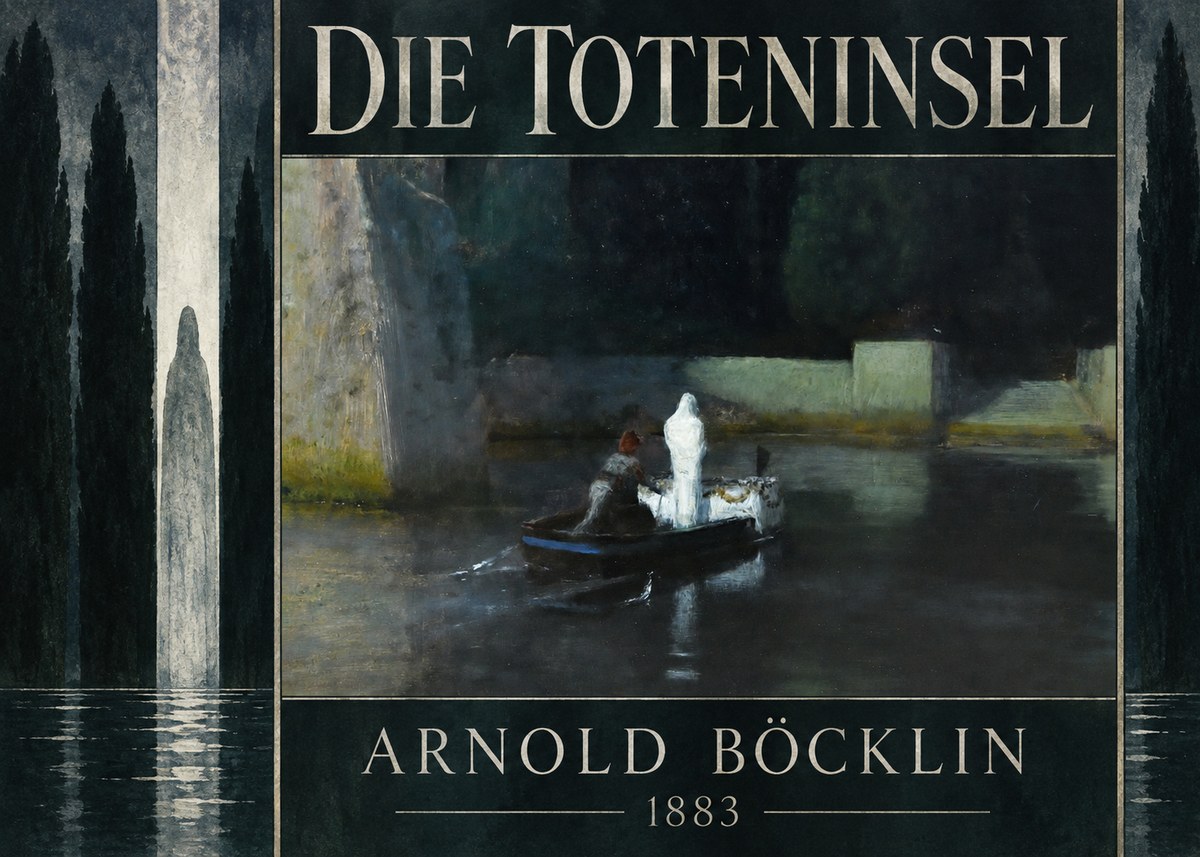 Arnold Böcklin Die Toteninsel IV No5 - Poszter