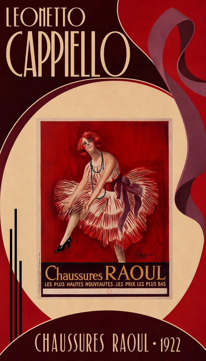 Leonetto Cappiello Chaussures Raoul No6 - Poszter