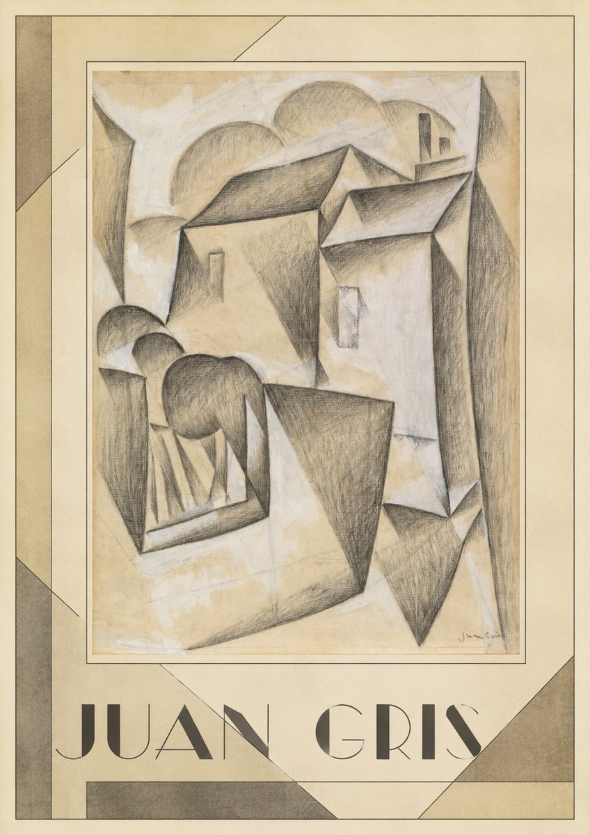 Juan Gris Houses in Paris No1 - Poszter