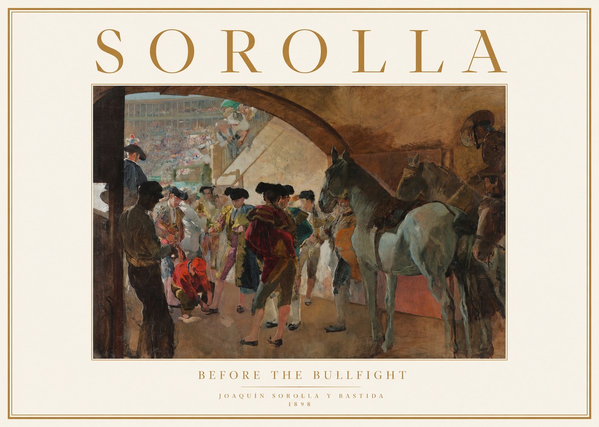 Sorolla Before the Bullfight No1 - Poszter