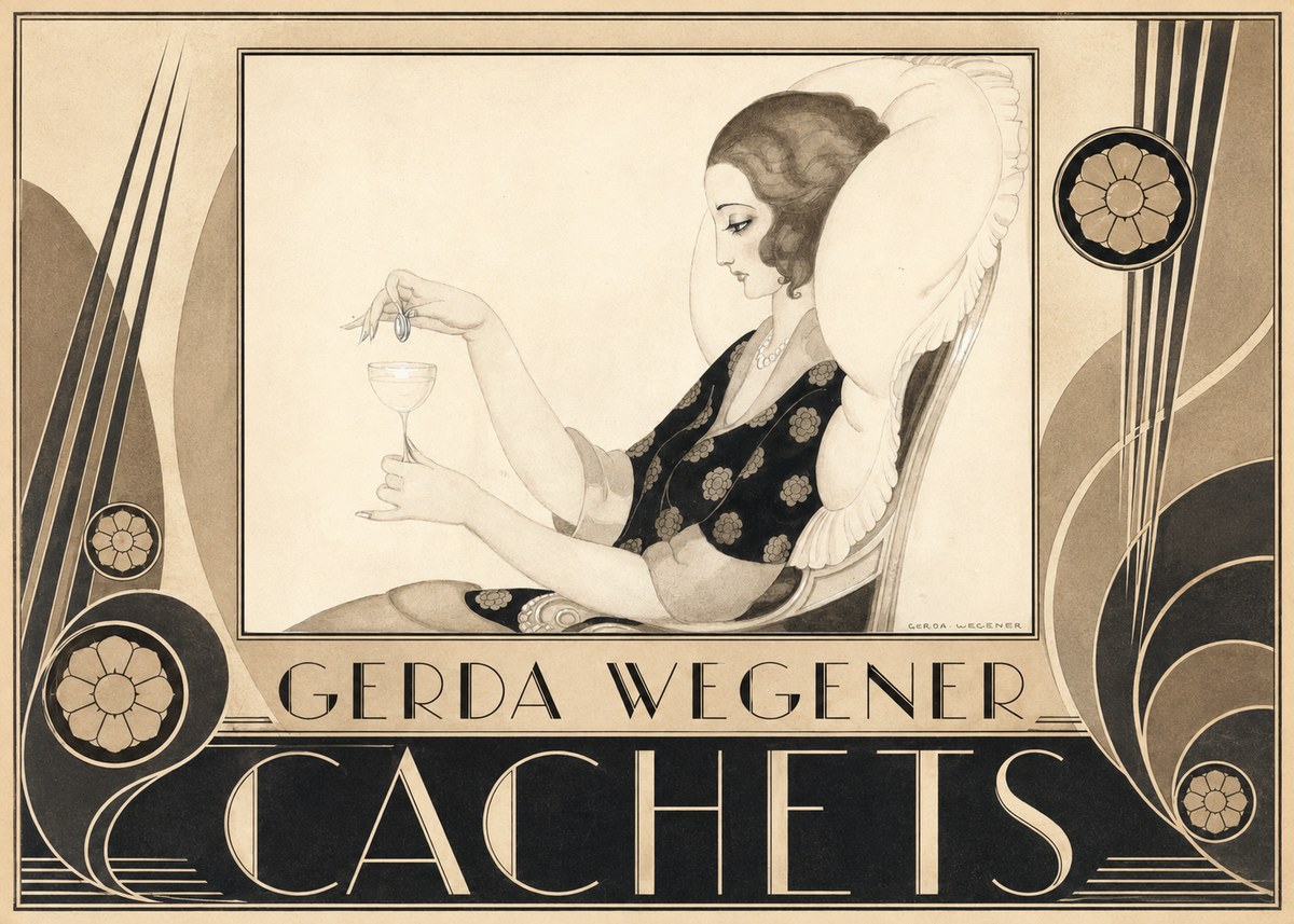 Gerda Wegener Cachets No6 - Poszter