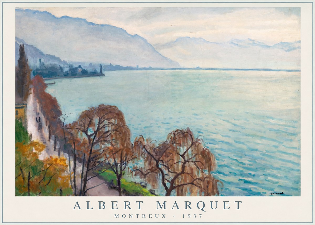 Albert Marquet Montreux No1 - Poszter