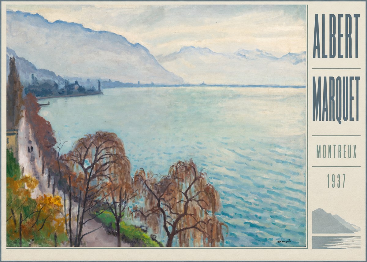 Albert Marquet Montreux No5 - Poszter