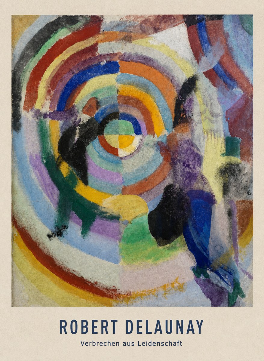 Robert Delaunay Verbrechen Aus Leidenschaft No4 - Poszter