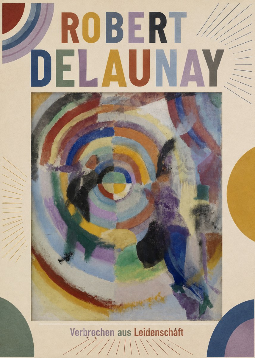 Robert Delaunay Verbrechen Aus Leidenschaft No5 - Poszter
