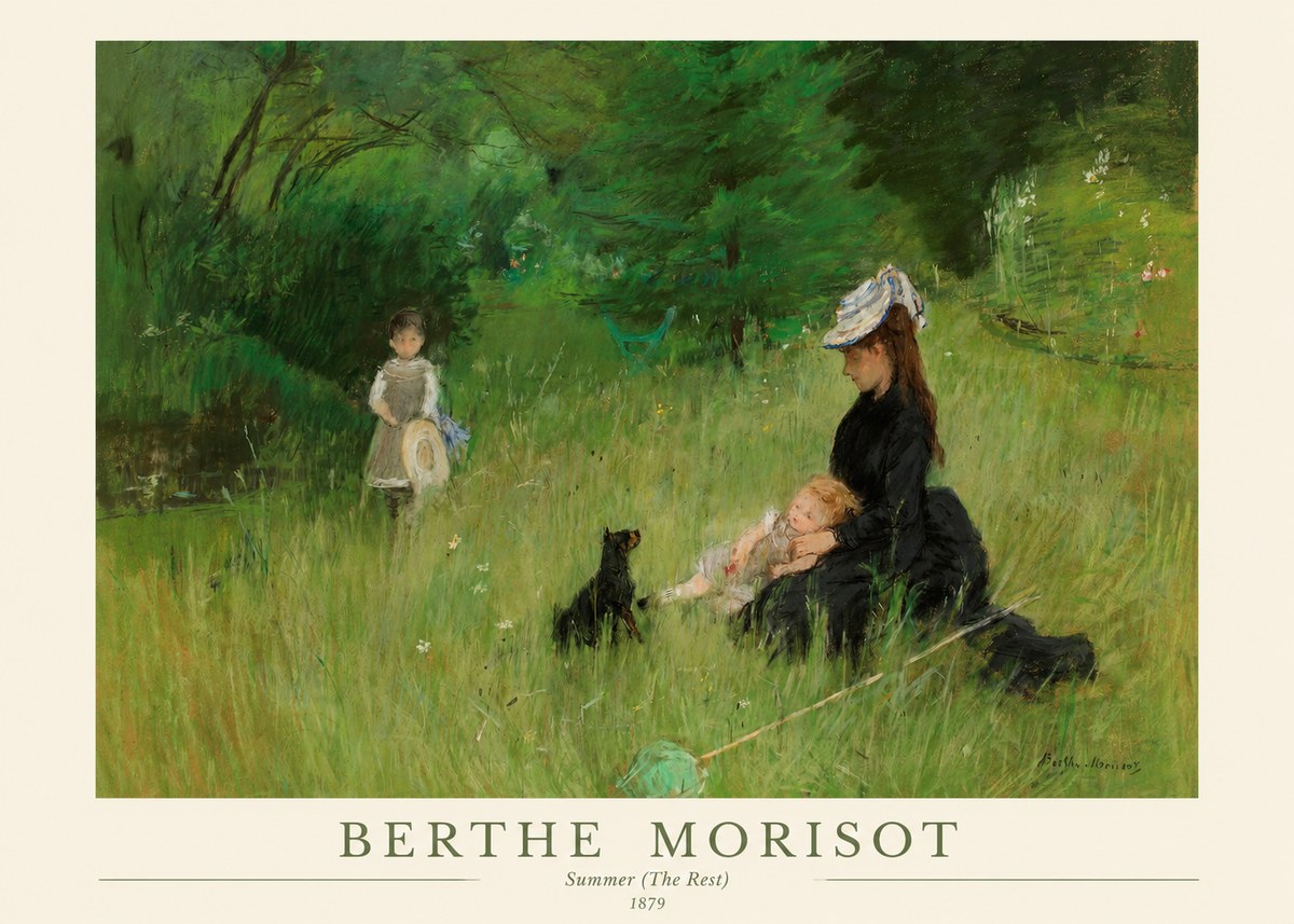 Berthe Morisot Summer (the Rest) No1 - Poszter