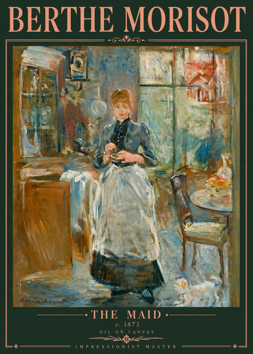 Berthe Morisot The Maid No5 - Poszter
