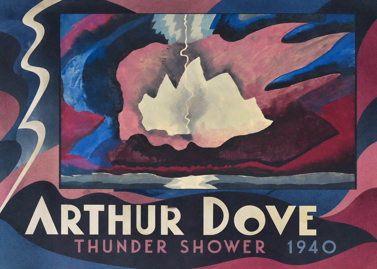 Arthur Dove Thunder Shower No2 - Poszter