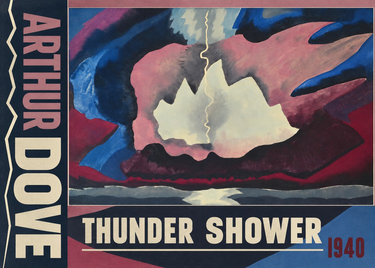 Arthur Dove Thunder Shower No3 - Poszter