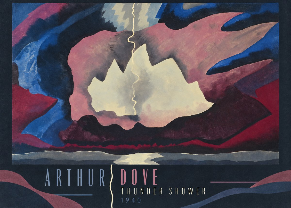 Arthur Dove Thunder Shower No5 - Poszter